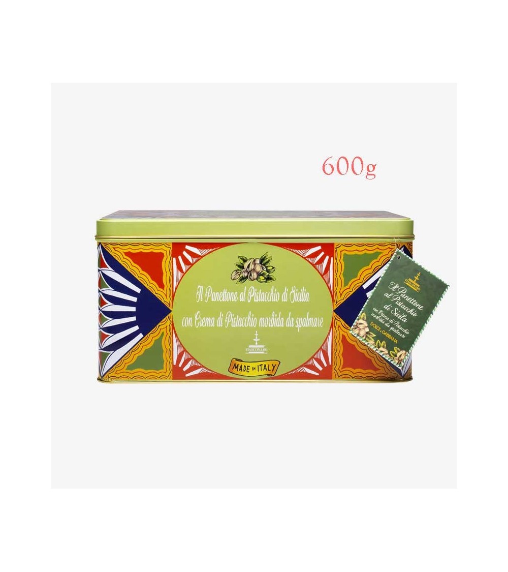 panettone pistacchio d&g latta piccola verde