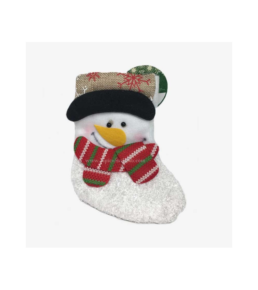 Calzetta Befana Pupazzo di Neve