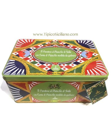 Panettone al Pistacchio Dolce Gabbana latta Verde