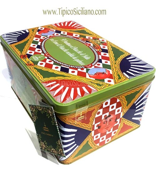 Panettone al Pistacchio Dolce Gabbana latta Verde