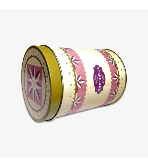 Biscotti di Mandorla in Latta Rosa