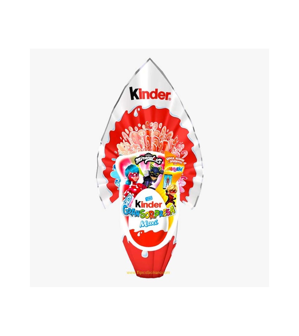 Uovo di Pasqua Miraculous Kinder Gransorpresa Maxi 220g