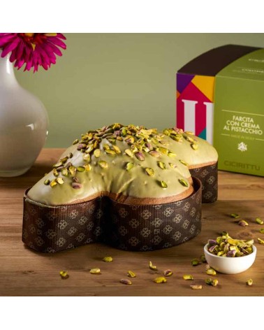 Colomba Artigianale Farcita al Pistacchio 1,2Kg