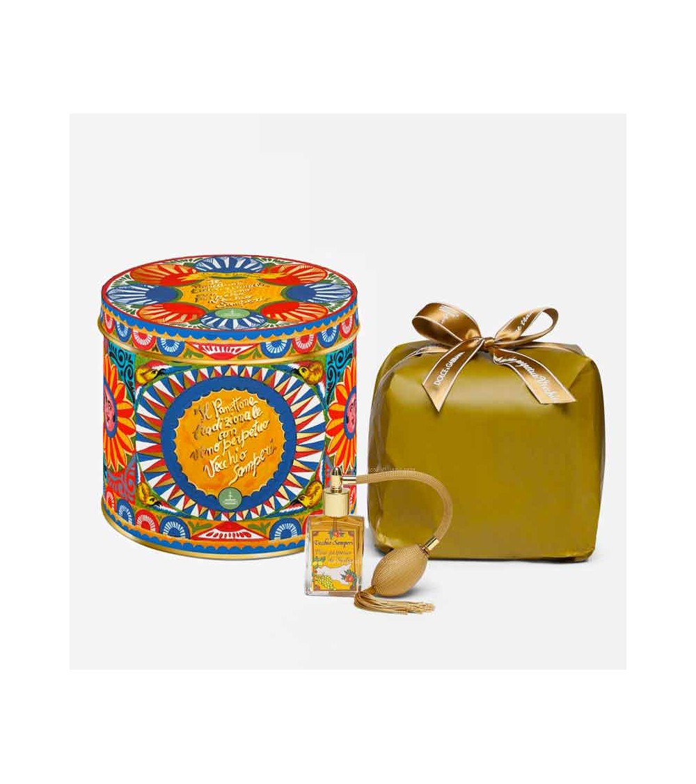 Panettone Fiasconaro Dolce e Fabbana con vino perpetuo