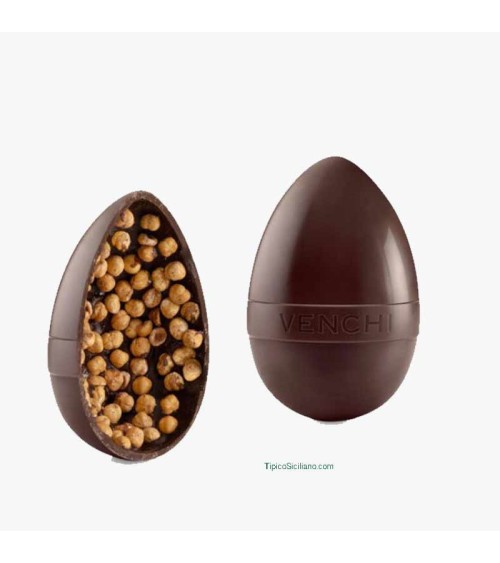 Uovo Venchi Nocciolato 540g fondente 70% nudo