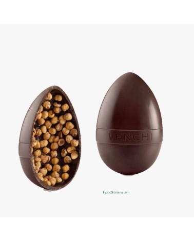 Uovo Venchi Nocciolato 540g fondente 70% nudo