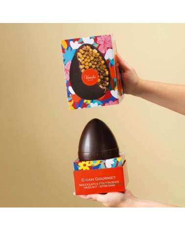 Uovo Venchi Nocciolato 540g fondente 70%